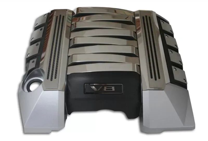 American Car Craft 2Pc Polished/Brushed Purple Carbon Fiber Fuel Rail Ribbed Covers Chevrolet Camaro SS 2010-2015