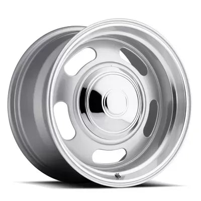 107 Classic Rally 17X7 5X120.7/5X127 + 0MM 21 Lbs Mirrored Trim RingS21 Lbs Silver/Trim Ring Aluminum Wheels 107 Classic Rally Series REV Wheels