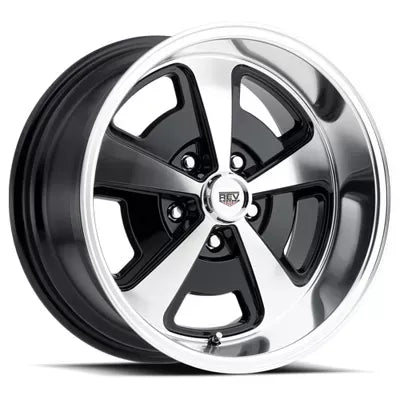109 Magnum 20X8 5X120.65 0MM Poliished Black Gloss Polished Aluminum Wheels 109 Classic Magnum Series REV Wheels
