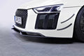 Capristo Exhaust Matte Carbon Front Fins & Spoiler for Audi R8 V10 Plus 2015-2019