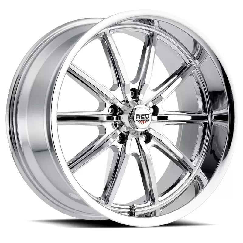 110 Classic Icon Series 17x7 5x120.65 0MM Chrome REV Wheel
