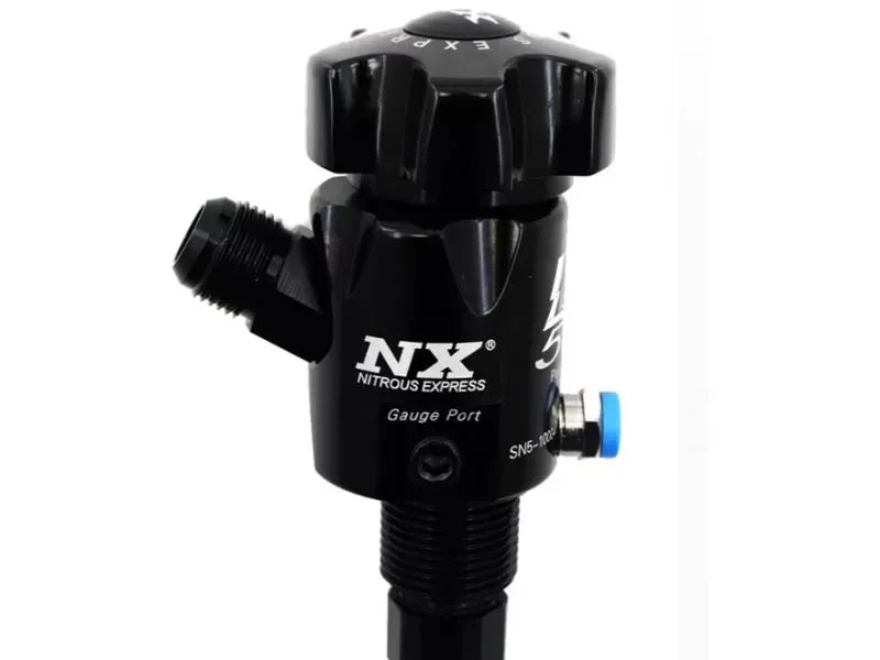 Nitrous Express 5lb Nitrous Bottle with Lightning 500 Valve for Enhanced Flow Performance