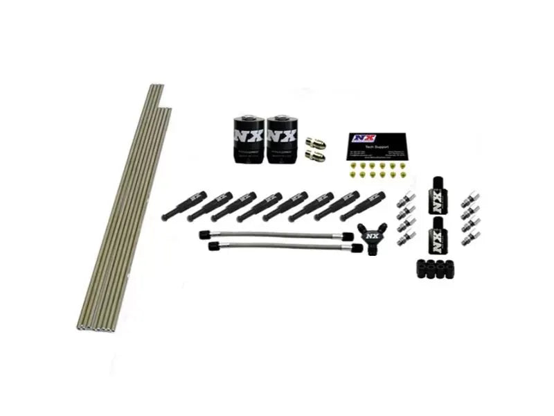 Nitrous Express 8 Cylinder 1/8 Dry Nozzle Intake Plumbing Kit for High Performance Engines