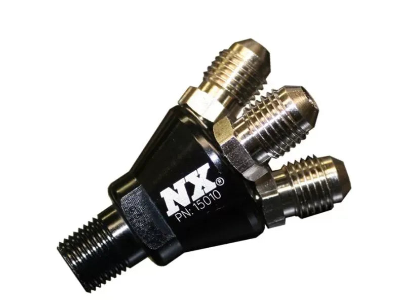 Nitrous Express NX Mini Shower Head with 1/8 NPT Male and 5/16-24 Female Outlets