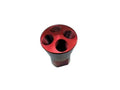 Nitrous Express Red 4 Port Showerhead Distribution Block with 1/8-Inch NPT Fittings