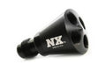 Nitrous Express Blue 4 Port Showerhead Distribution Block with 6AN Inlet, 15019B
