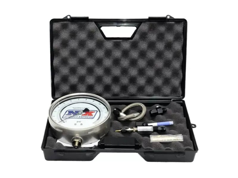 Nitrous Express Pro 6 Certified Gauge with Molded Case Master Flo-Check System