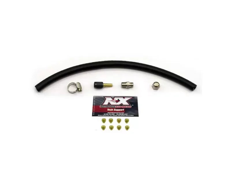 Nitrous Express Purge Port Flow Plumbing Kit with 3AN Fittings and Jet Sizes for Nitrous Systems