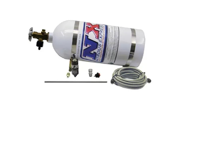 Nitrous Express Nitrous Simulator Full Show Purge Kit with 10lb Bottle and Hardware