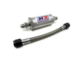 Nitrous Express Lifetime Cleanable 6AN Pure-Flo N2O Filter with 7" Stainless Hose