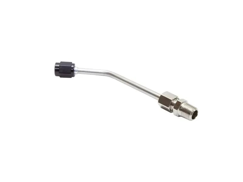 Nitrous Express Black Hitman Stage 6 Propower SS Solenoid to Plate Connector, Stainless Steel