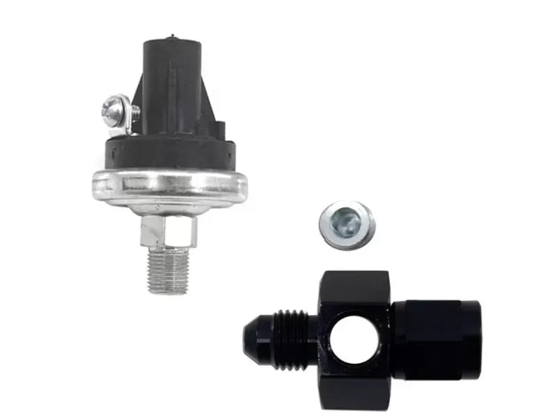 Nitrous Express EFI Fuel Pressure Safety Switch with 4AN Manifold - Adjustable Set Point