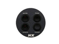 Nitrous Express Custom Switch Panel for Ford Mustang 1994-2004, Laser Etched, Cup Holder Mount