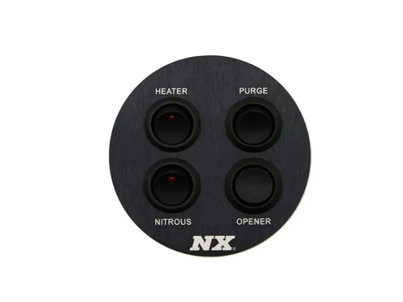 Nitrous Express Custom Switch Panel for Ford Mustang 1994-2004, Laser Etched, Cup Holder Mount