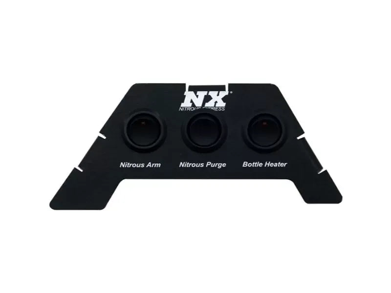 Nitrous Express Switch Panel for Polaris RZR 2015+ | Aluminum, Black Anodized Finish