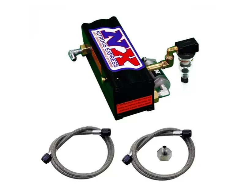 Nitrous Express Nitrous Run Dry Technology Refill Pump Station with 6AN Lines and Fittings