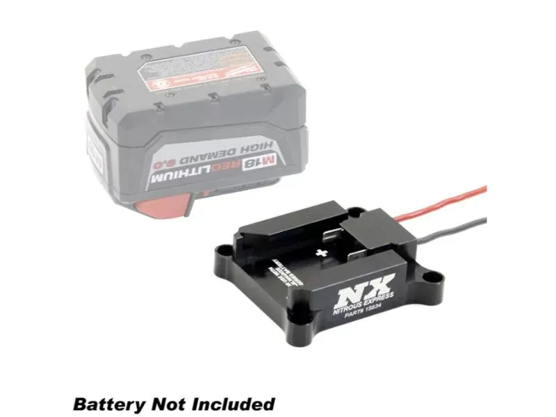 Nitrous Express Stand Alone Battery Mount for M18 Series Milwaukee Lithium Batteries