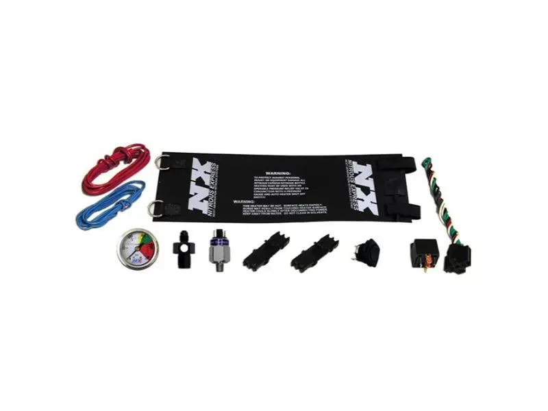Nitrous Express 14 Amps Heavy Duty Fully Automatic Bottle Heater with 4AN Gauge and Pressure Control
