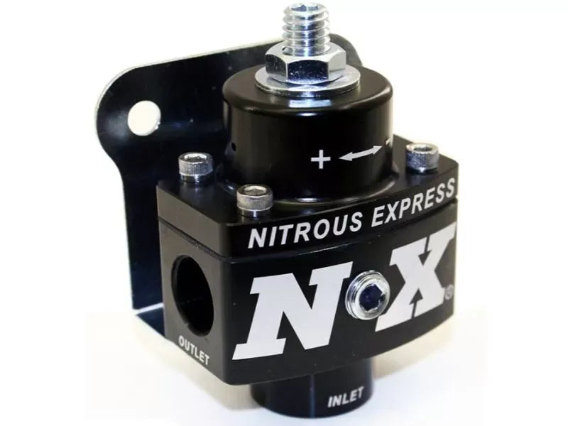 Nitrous Express Non Bypass Fuel Pressure Regulator, Billet, 4-11 PSI, 3/8" NPT Inlet/Outlet