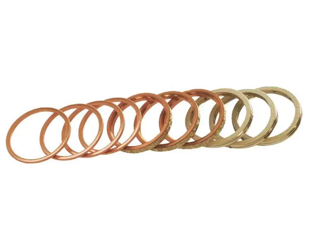 K&L 10pcs Exhaust Pipe Gaskets Kawasaki ZX1400 Ninja ZX-14R|ZG1400 Concours 2006-2012