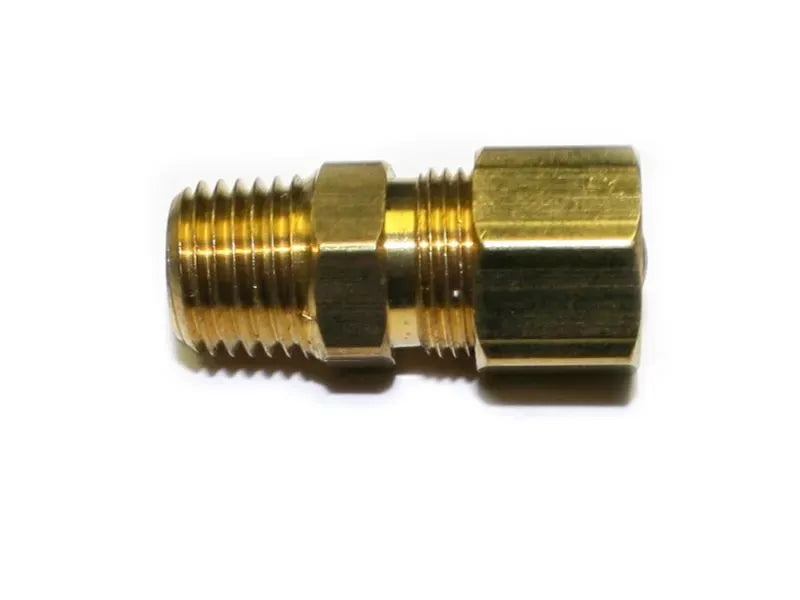 Nitrous Express 1/4 NPT Male x 3/8 Compression Straight Fitting - High Performance Nitrous Oxide