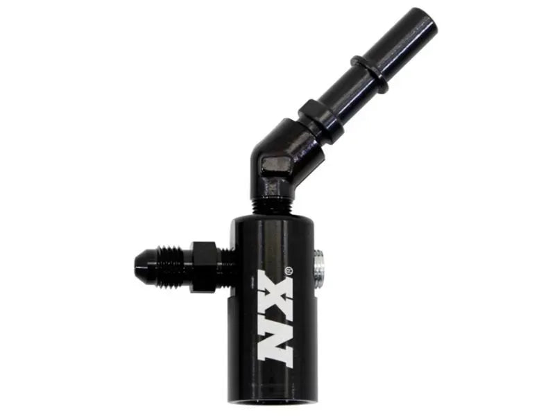 Nitrous Express 45 Degree Billet Fuel Line Adapter for 3/8 & 10mm Late Model EFI Vehicles