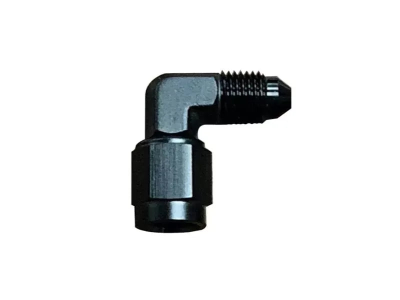 Nitrous Express Blue 3AN Male to 90 Degree -3 Female Swivel Fitting