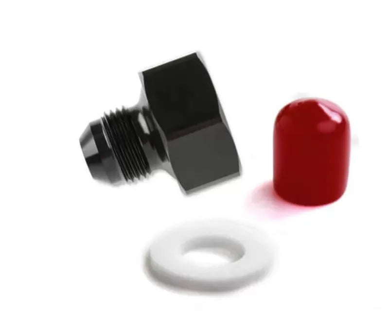 NOS/Nitrous Oxide System 8AN-660 BOTTLE NUT ADAPTER-AL7075-BLACK