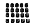 034 Motorsport M14x1.5mm Cone Wheel Nut Set (Packs of 20)