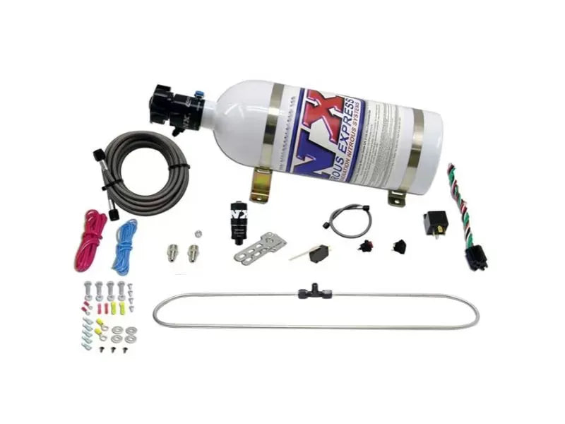 Nitrous Express N-Tercooler System 15lb Bottle Remote Mount Solenoid for Turbocharged Applications