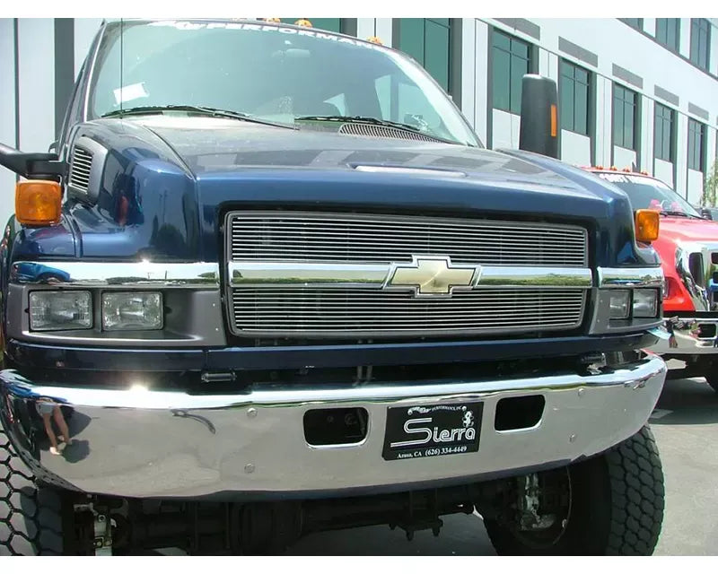 2004-2009 Chev Kodiak C-4500, C-5500 Billet Grille, Polished, 1 Pc, Insert - PN #20083