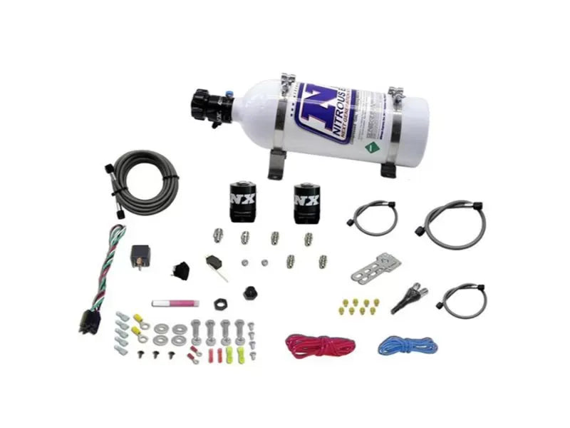 Nitrous Express Nitrous Shark SHO 400 HP Single Nozzle Kit with 5lb Bottle