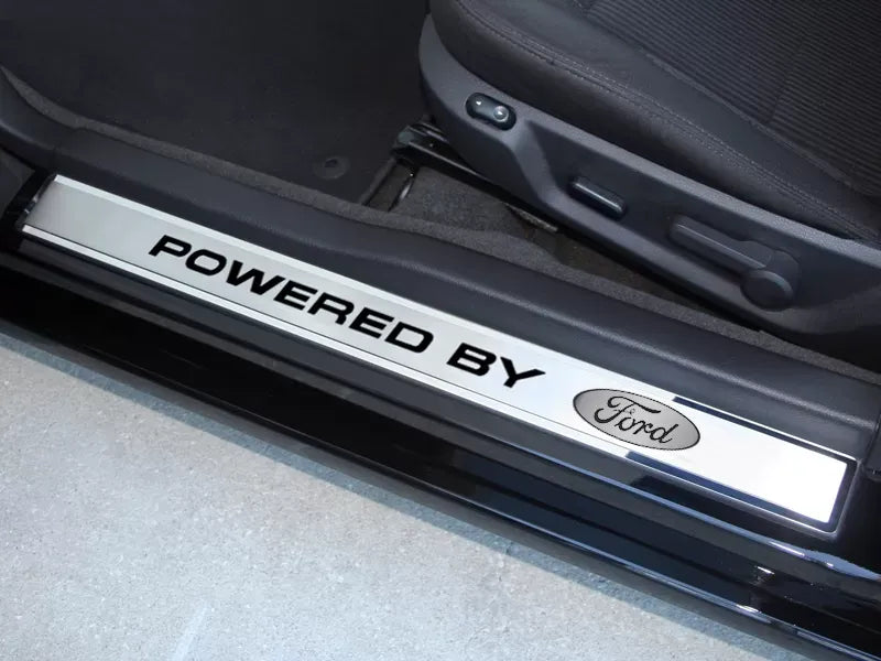 American Car Craft 2Pc Polished/Brushed Stainless Steel Outer Door Sills Ford Mustang 2010-2014