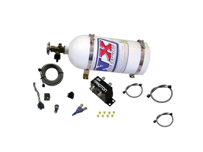 Nitrous Express Proton Series Nitrous Kit 15lb Bottle for EFI Vehicles, Up to 250HP
