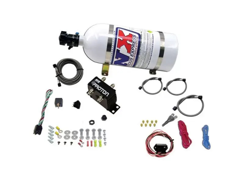Nitrous Express Proton Fly By Wire Nitrous Kit 10lb Bottle for Electronic Fuel Injected Vehicles