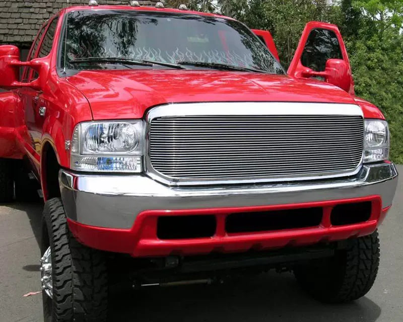 2000-2004 Ford Excursion, 99-04 Super Duty Billet Grille, Polished, 1 Pc, Insert - PN #20574