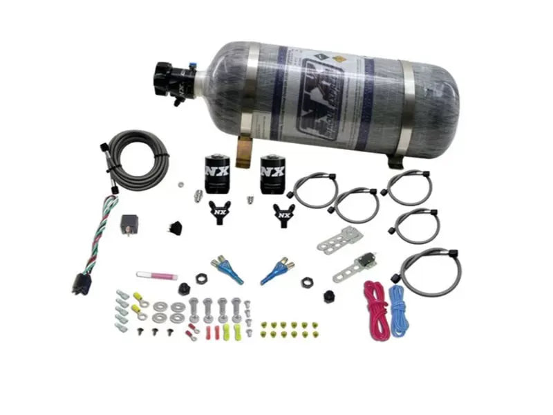 Nitrous Express 50-300 HP BMW EFI Dual Nozzle Nitrous Kit with 12lbs Bottle 20816-12