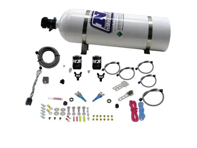 Nitrous Express 50-300 HP BMW EFI Dual Nozzle Nitrous Kit with 15lb Bottle 20816-15
