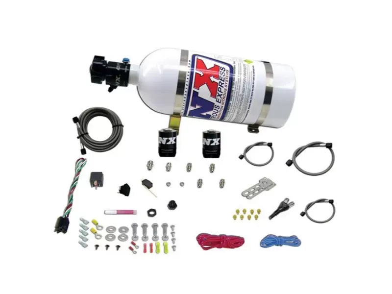 Nitrous Express EFI Universal Nitrous Kit with 10lbs Bottle, Single Nozzle, 35-150HP