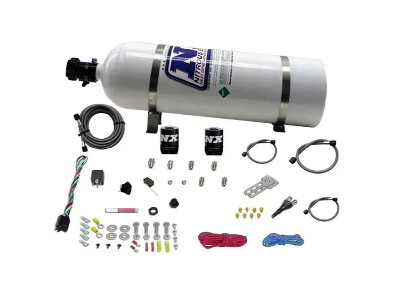Nitrous Express EFI Single Nozzle Universal Nitrous Kit 15lbs Bottle 20915-15