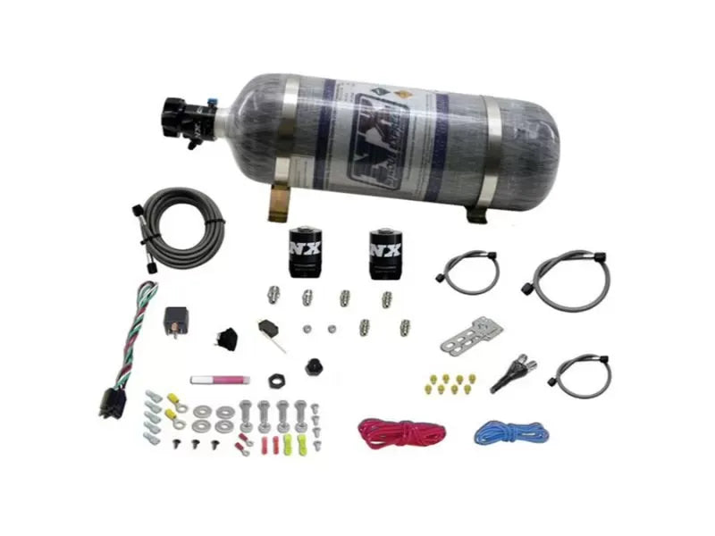 Nitrous Express EFI Single Nozzle Nitrous Kit E85 12lbs Bottle Universal Application
