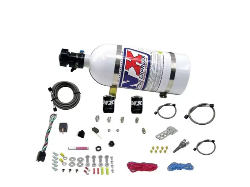 Nitrous Express Nitrous Kit 35-150HP for Ford EFI with 10lb Bottle and Shark Nozzle