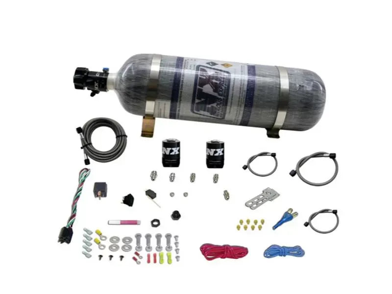 Nitrous Express Nitrous Kit 35-150HP for All Ford EFI with 12lb Bottle and Shark Nozzle