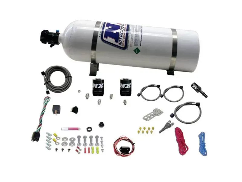 Nitrous Express Nitrous Kit 35-150HP for Ford Mustang GT 5.0L 2011-2015 with 15lbs Bottle