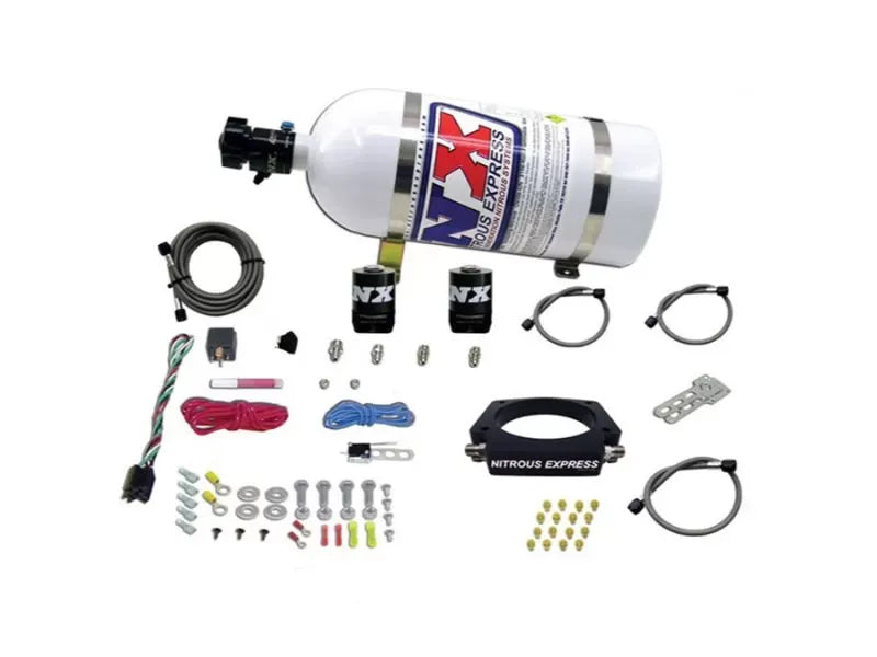 Nitrous Express 50-400HP GM LS 102mm Nitrous Plate Kit with 10lb Bottle, Fits Multiple Models