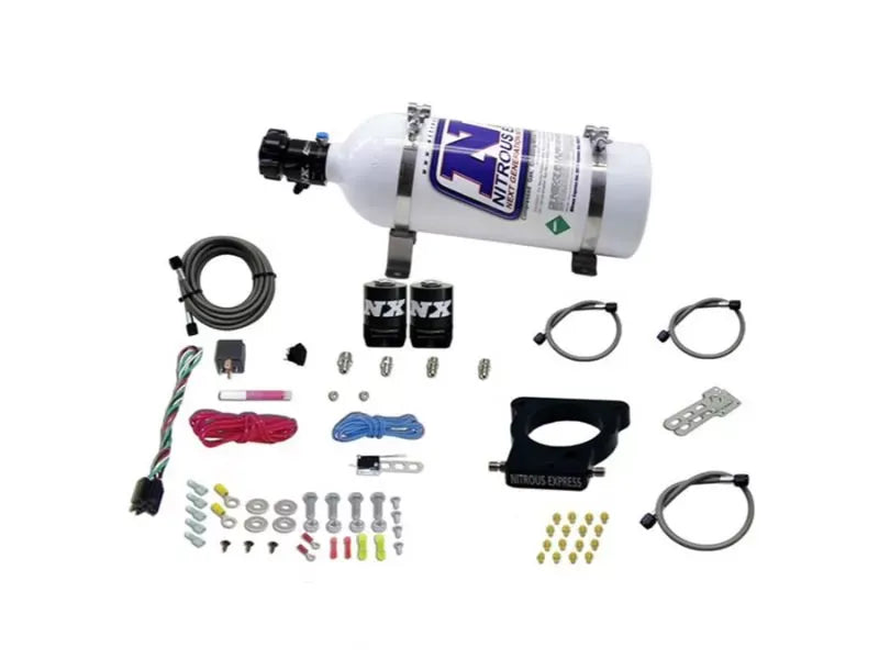 Nitrous Express 50-350HP GM LS 78mm 3-Bolt Nitrous Plate Kit with 5lbs Bottle 1997-2006