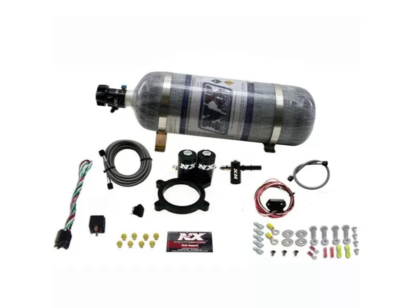 Nitrous Express 50-250HP Nitrous Plate Kit for GM 5.3L Truck 2014+ with 12lbs Bottle