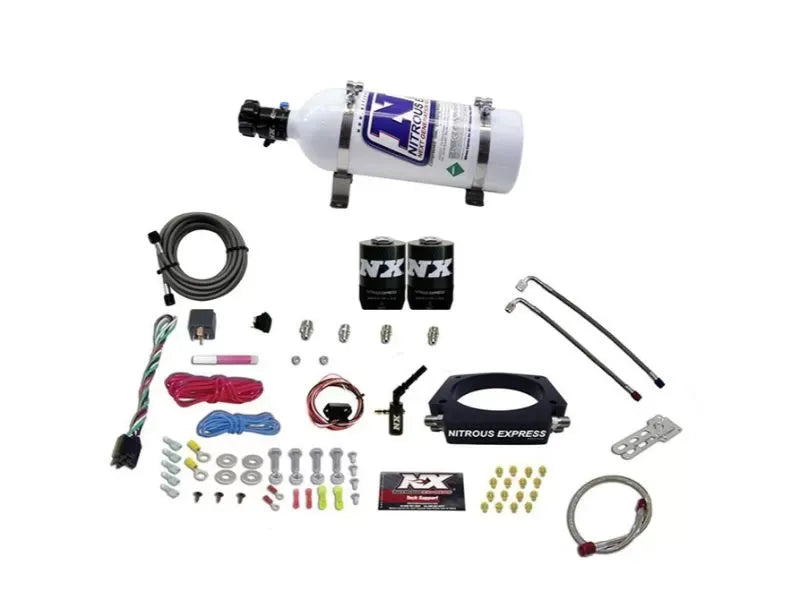 Nitrous Express Nitrous Plate Kit 35-300HP with 5lbs Bottle for GM 6.2L Truck 2014+