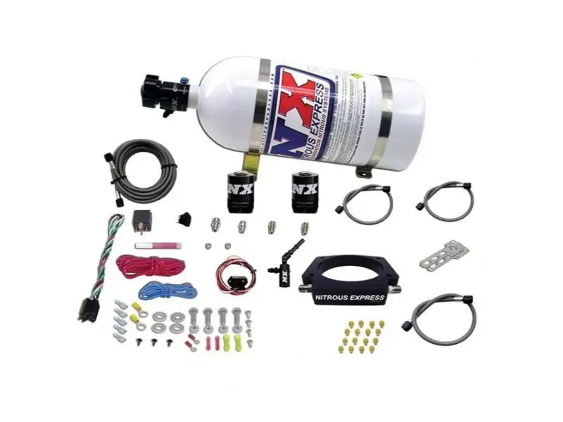 Nitrous Express 50-300HP Nitrous Plate Kit with 10lb Bottle for Chevrolet Corvette C7 & Camaro 2014+
