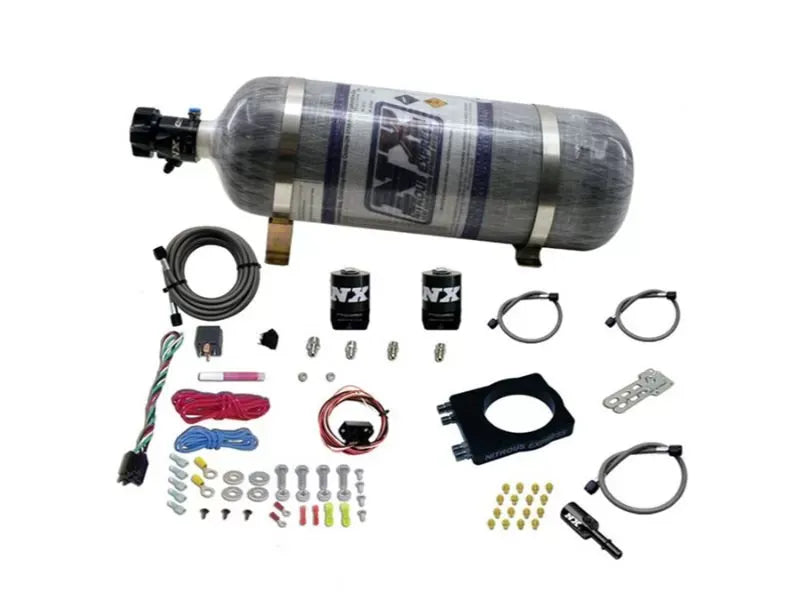 Nitrous Express 50-400HP Nitrous Plate Kit with 12lb Bottle for Dodge, Jeep, Chrysler 2005-2020